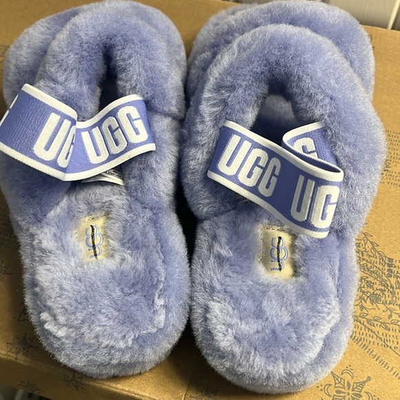 Ugg Oh Yeah Fluff Slide Slipper Size 7 NEW - Picture 7 of 13